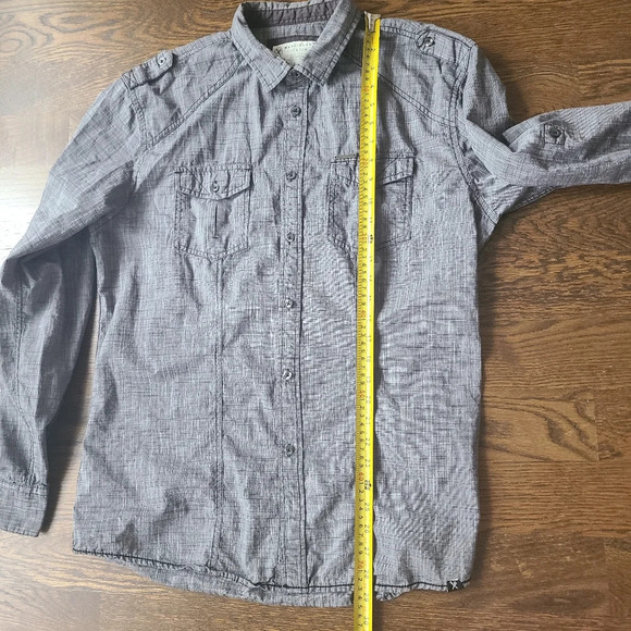 Marc Ecko men's shirt size Large  buttons up - Picture 6 of 8